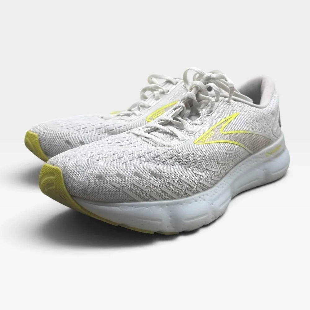 Brooks Glycerin 20 Running Shoes Mens 10 Neutral DNA LOFT v3 White No Insoles